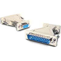 StarTech.com Adaptador de cable serie DB9 a DB25 - H-M - Adaptador para cable (Beige- DB9 Female- DB25 Male- Macho…